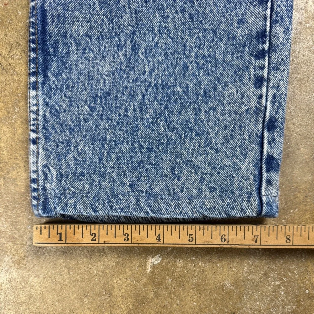 Vtg Levi's 505 80s Men's‎ Acid Wash Jeans USA Made Altered W33 L24